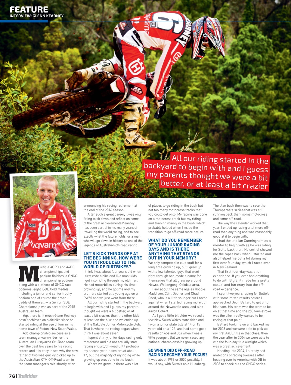 Trailrider Preview Pages