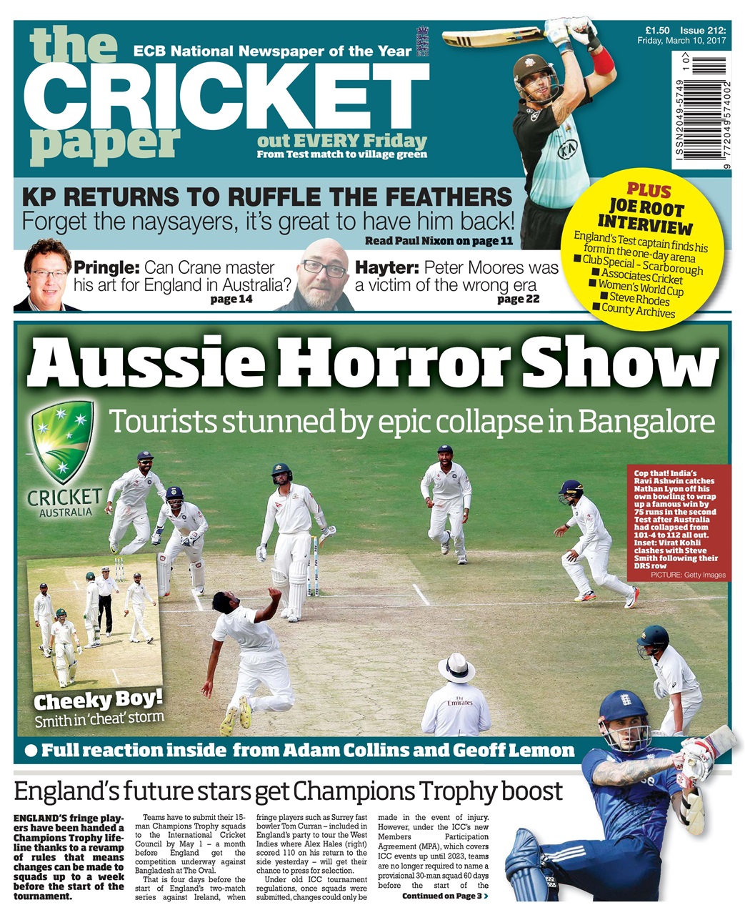 The Cricket Paper Preview Pages