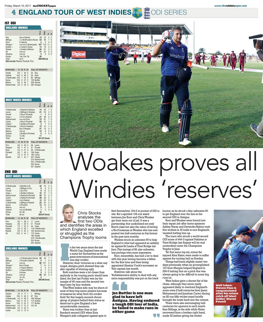 The Cricket Paper Preview Pages