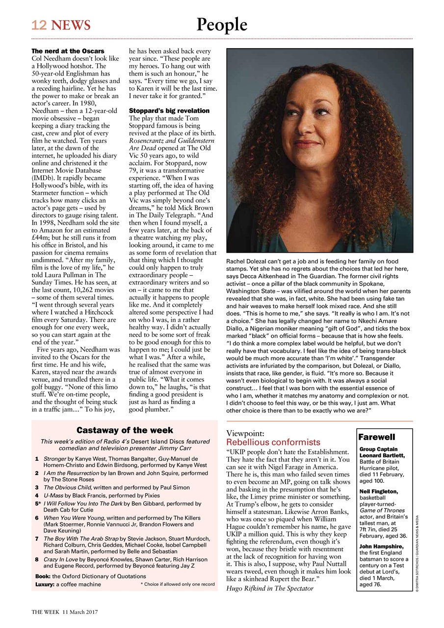 The Week Preview Pages