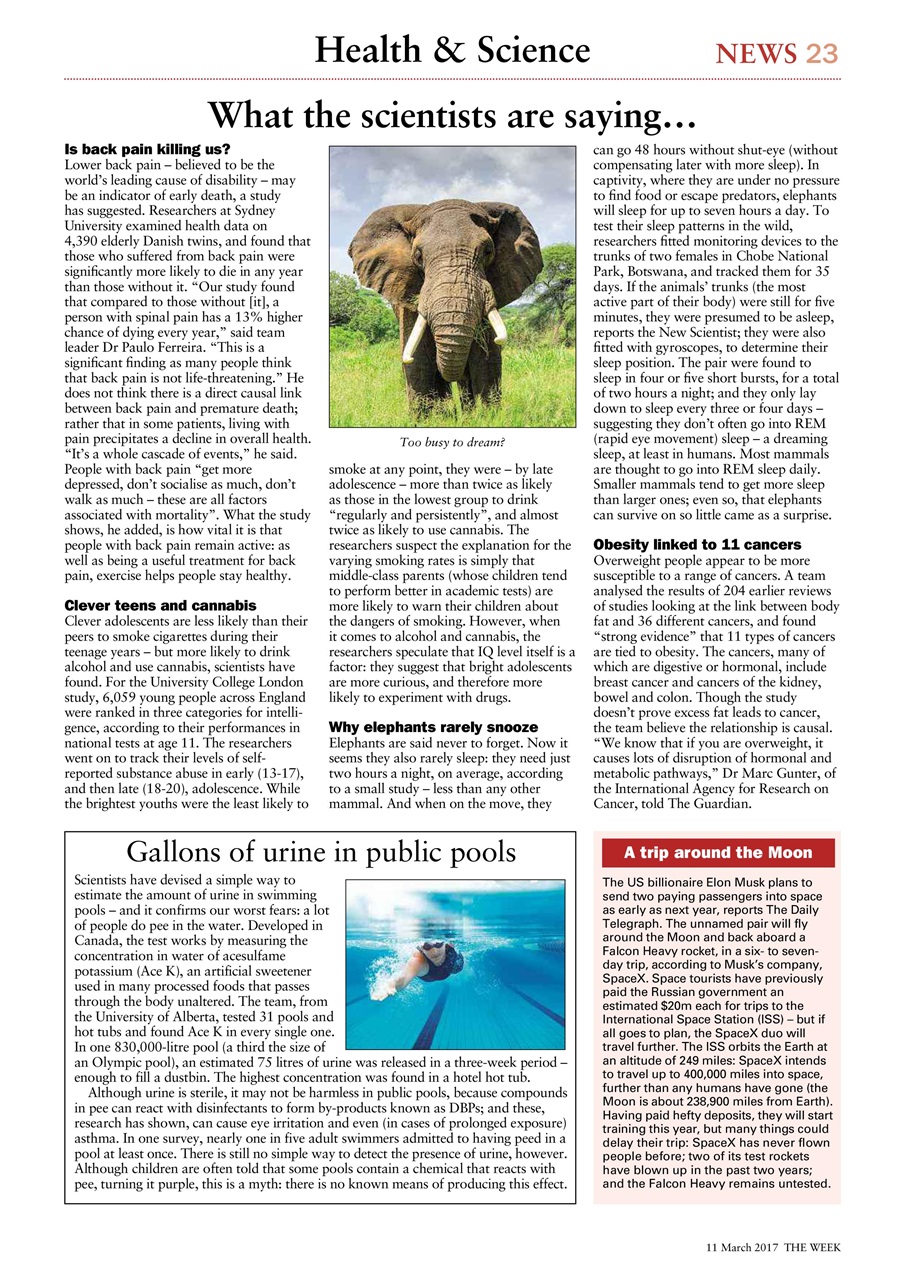 The Week Preview Pages