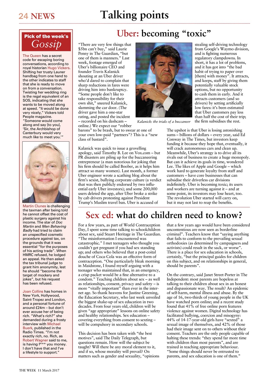 The Week Preview Pages