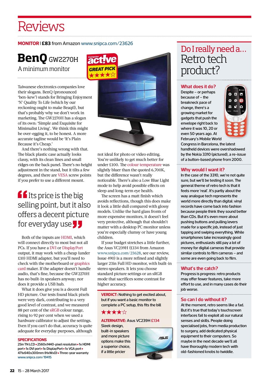 Computer Active Preview Pages