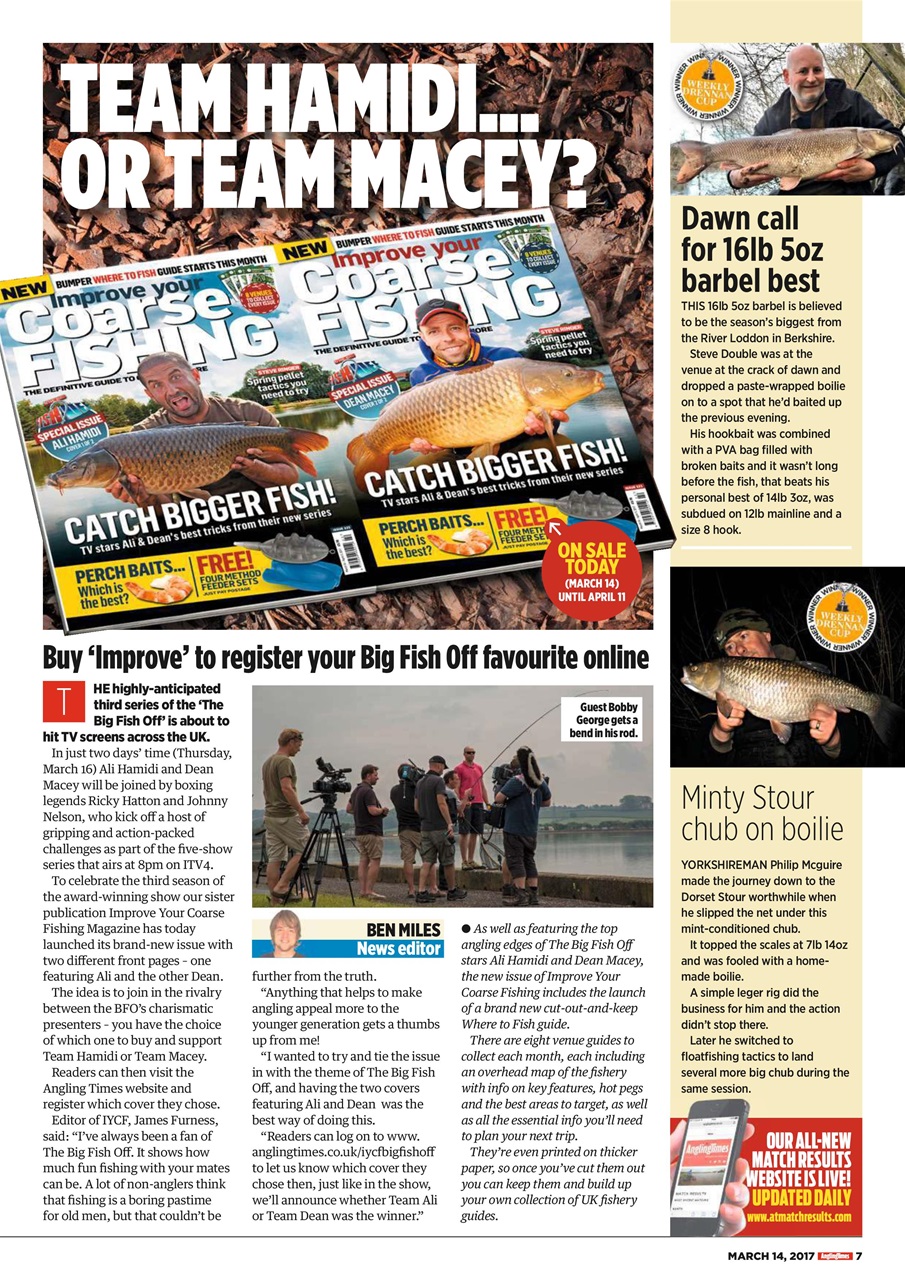 Angling Times Preview Pages