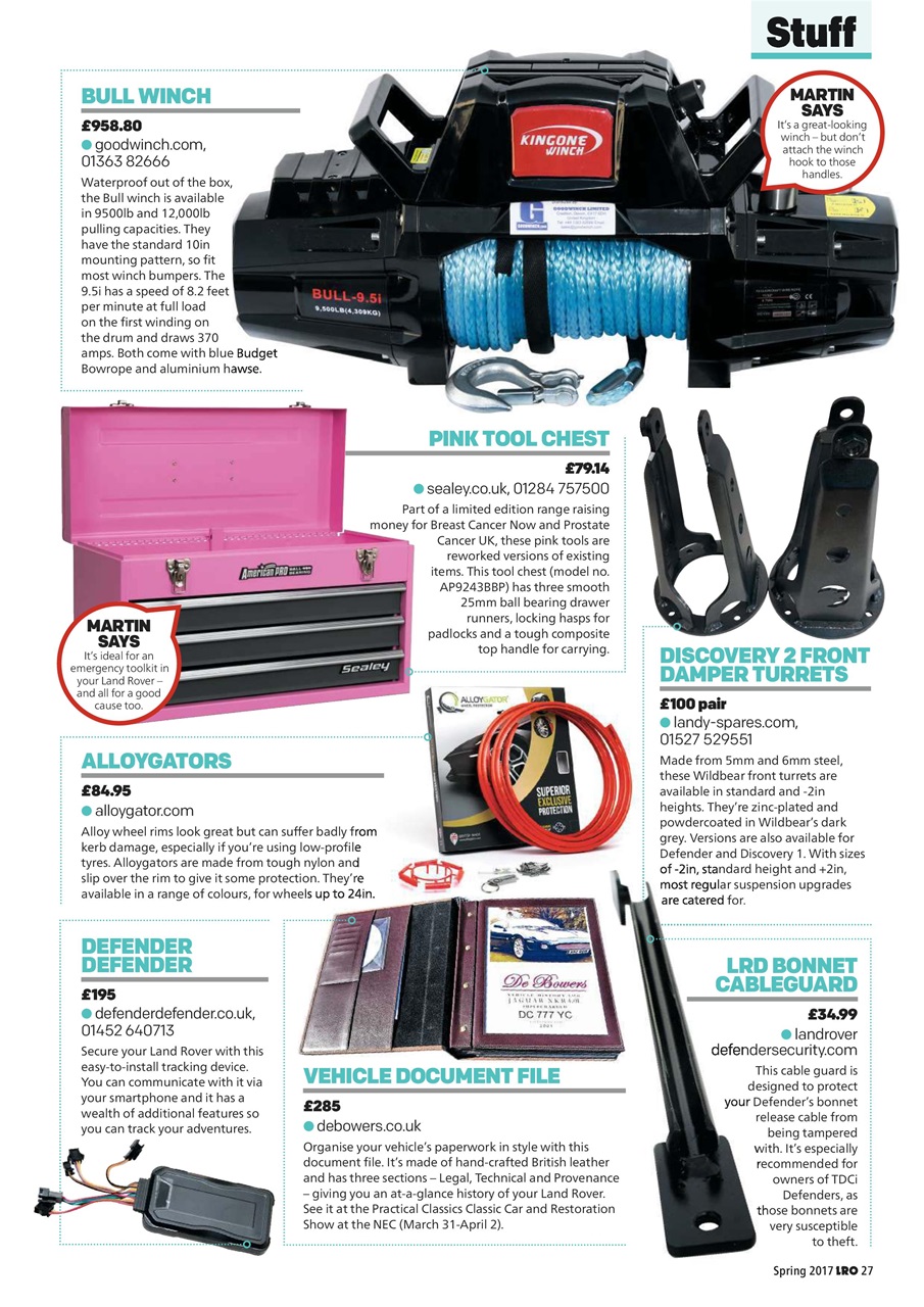 Land Rover Owner Preview Pages