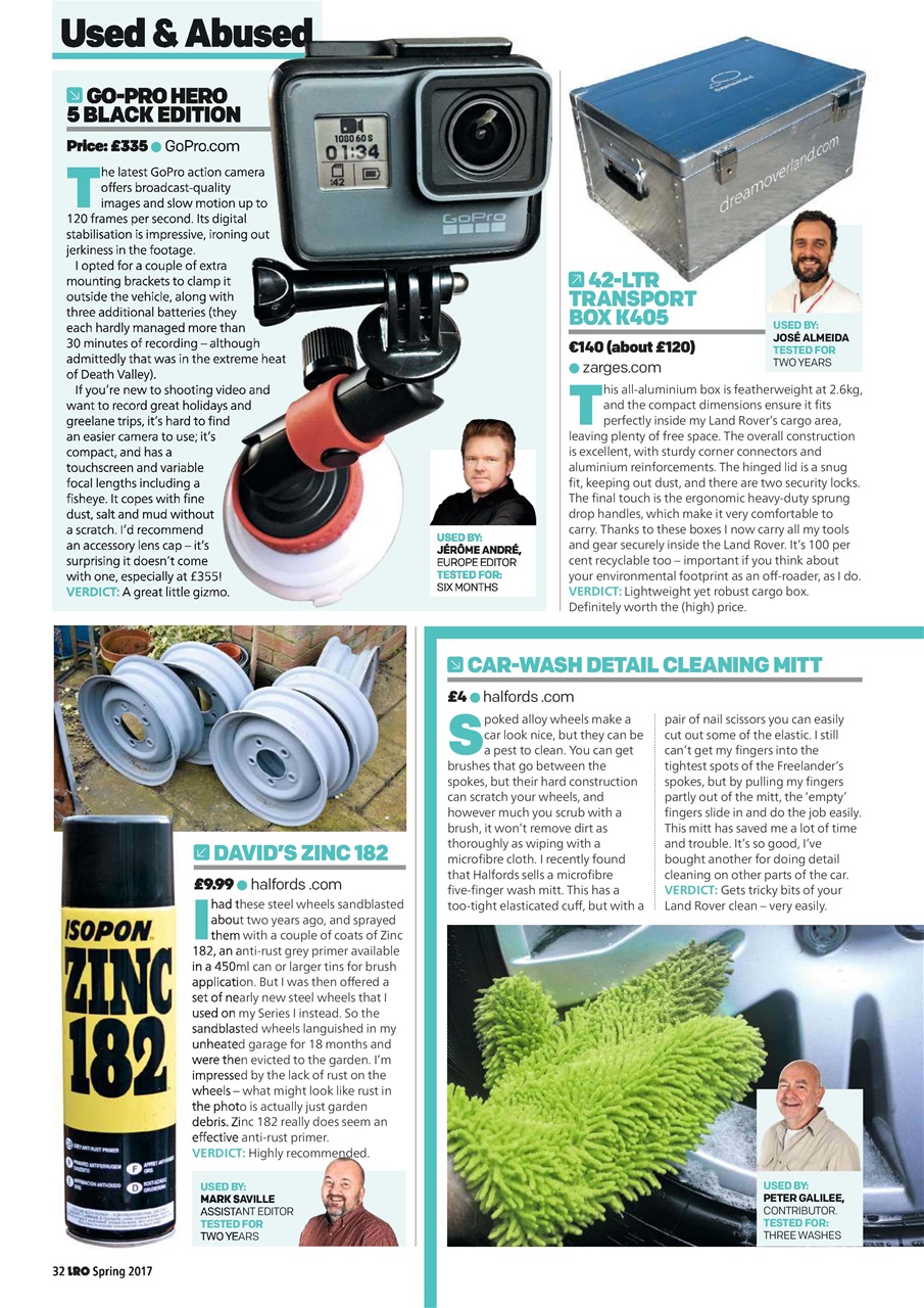 Land Rover Owner Preview Pages