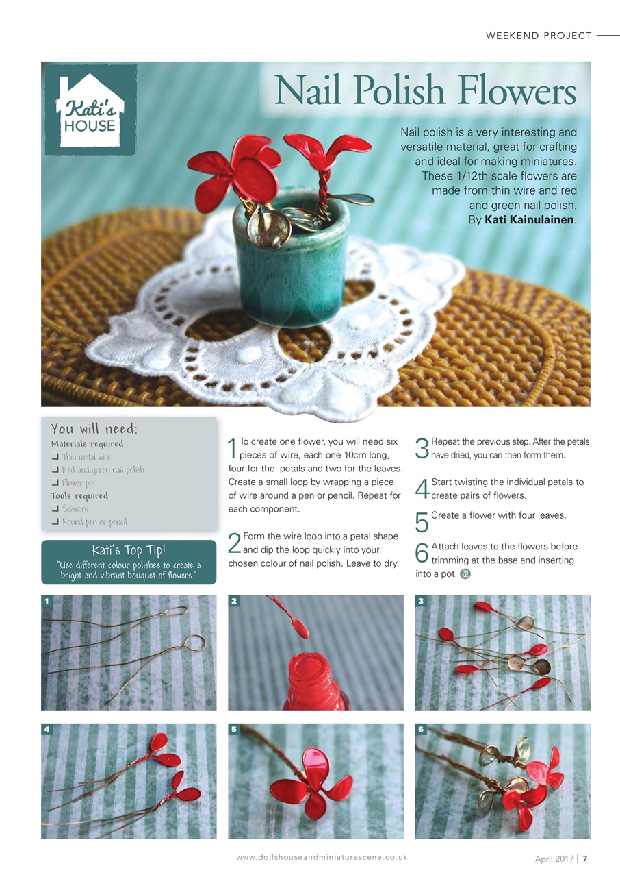 Dolls House and Miniature Scene Preview Pages