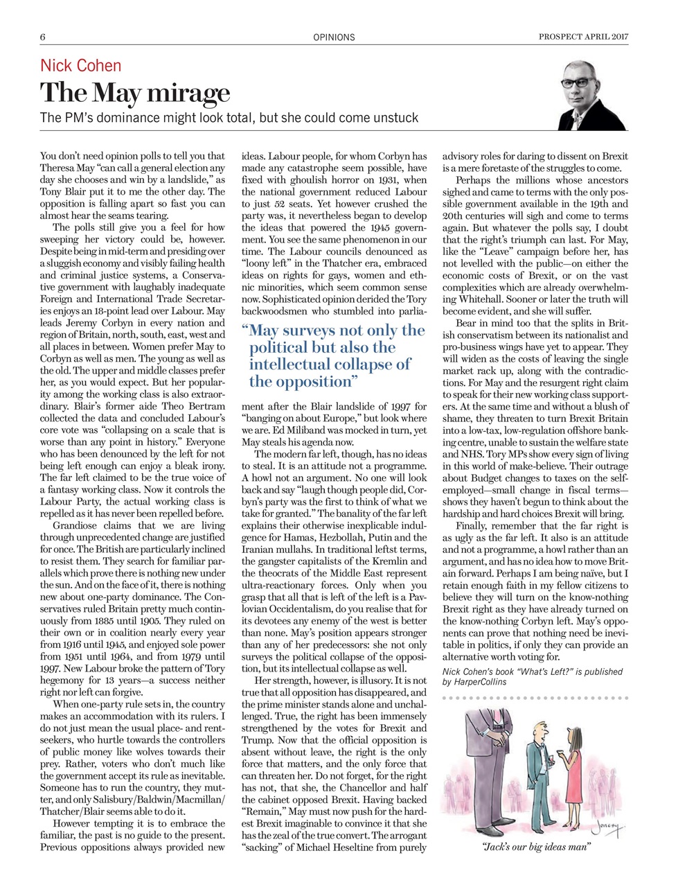 Prospect Magazine Preview Pages