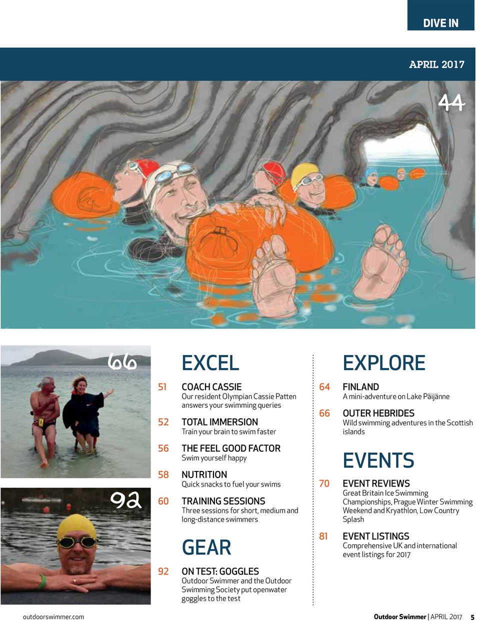 Outdoor Swimmer Preview Pages