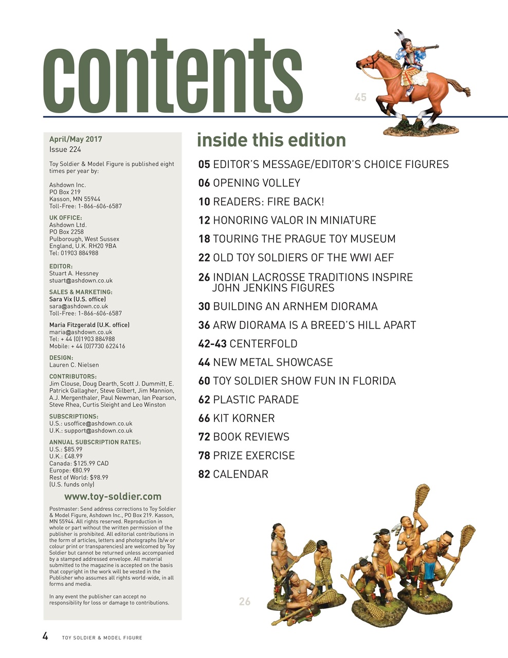 Toy Soldier & Model Figure Preview Pages