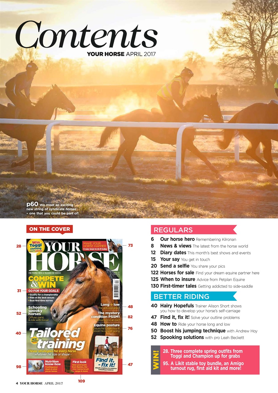 Your Horse Preview Pages