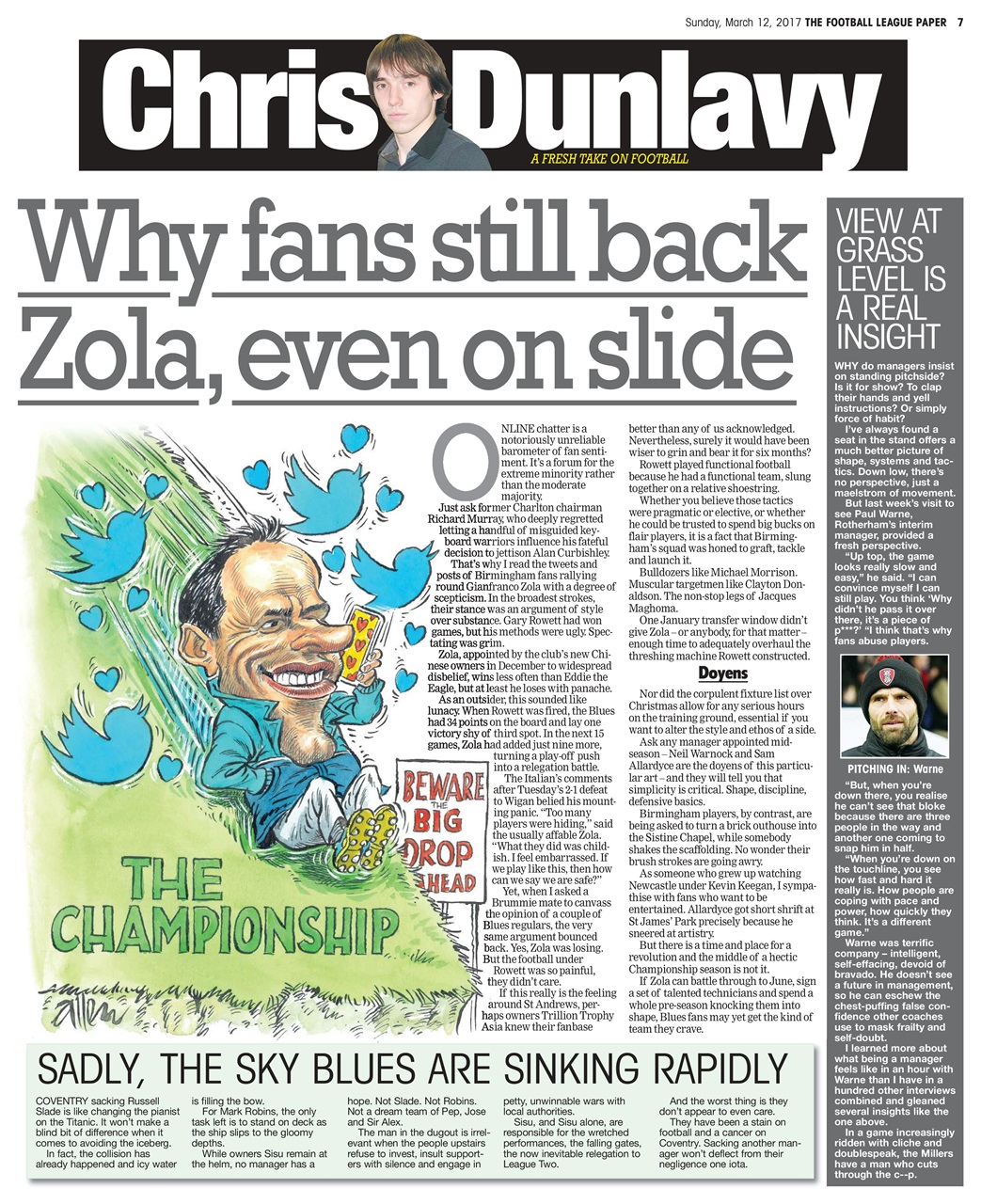 The Football League Paper Preview Pages