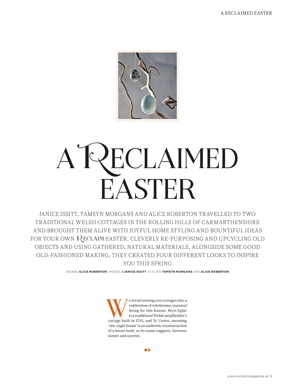 Reclaim Preview Pages