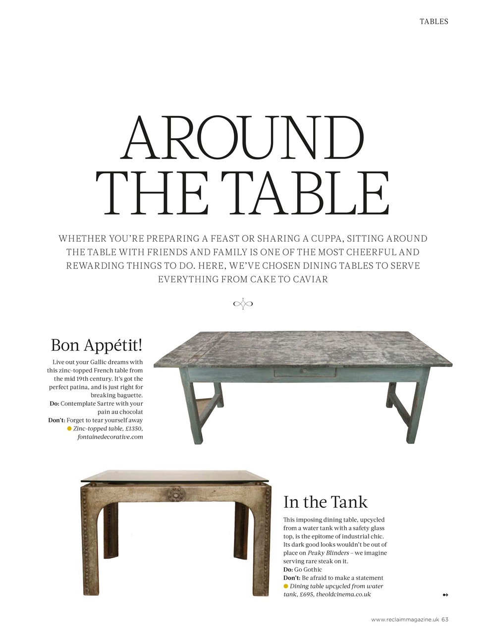 Reclaim Preview Pages