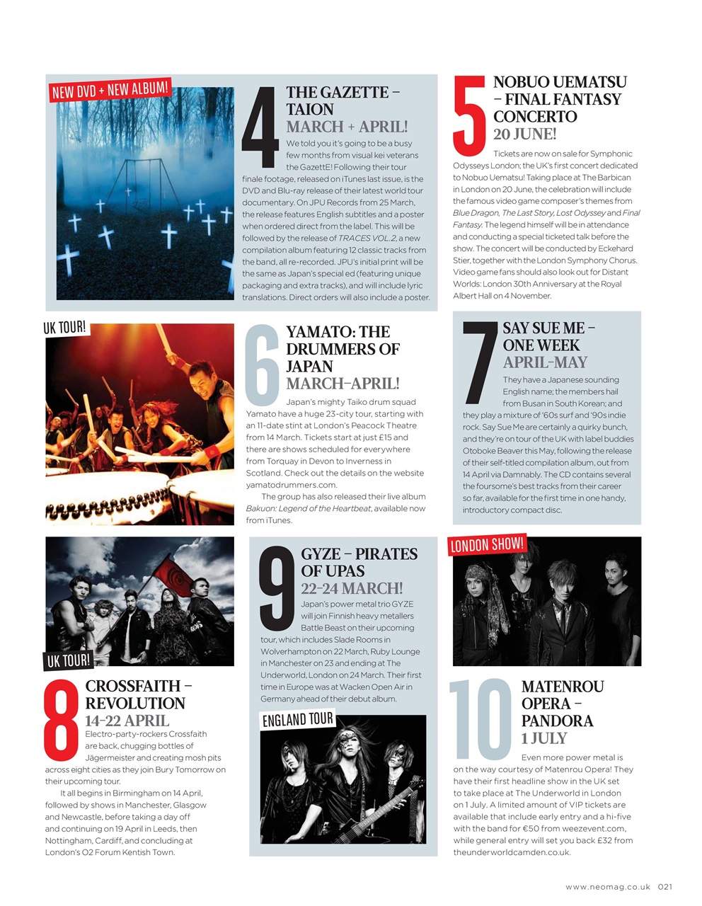 NEO Magazine Preview Pages