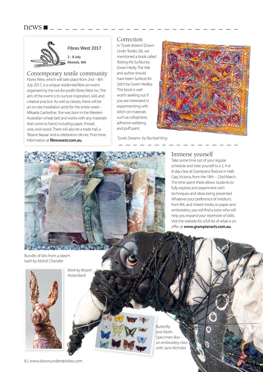 Down Under Textiles Preview Pages