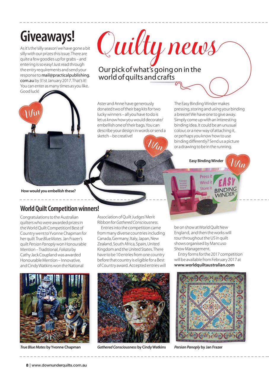 Down Under Quilts Preview Pages