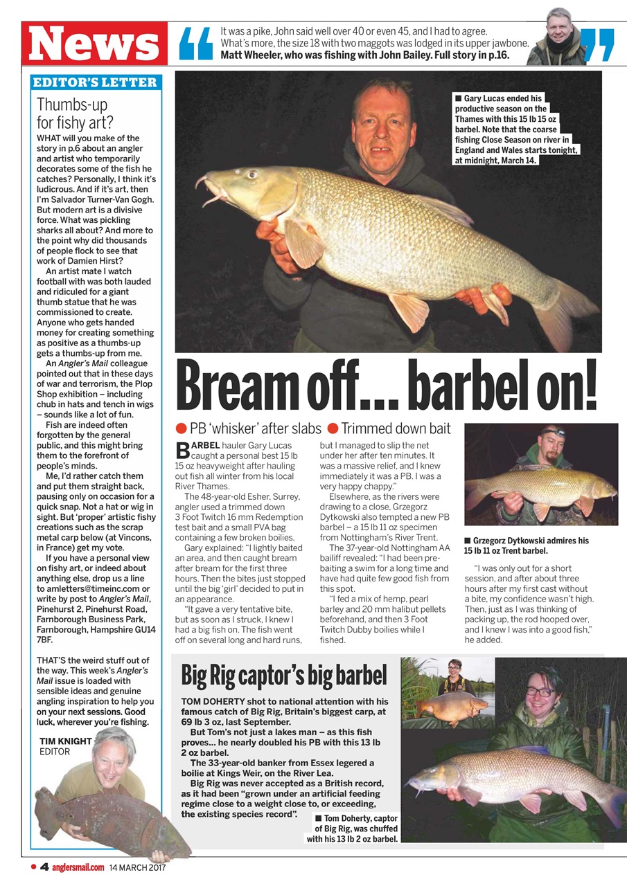 Anglers Mail Preview Pages