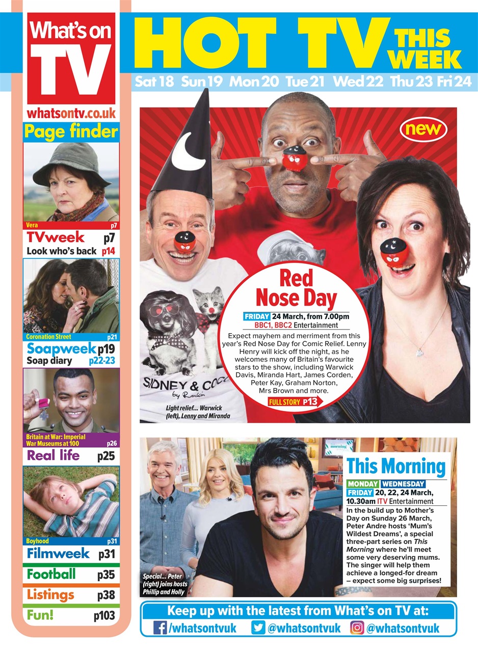 What's on TV Preview Pages