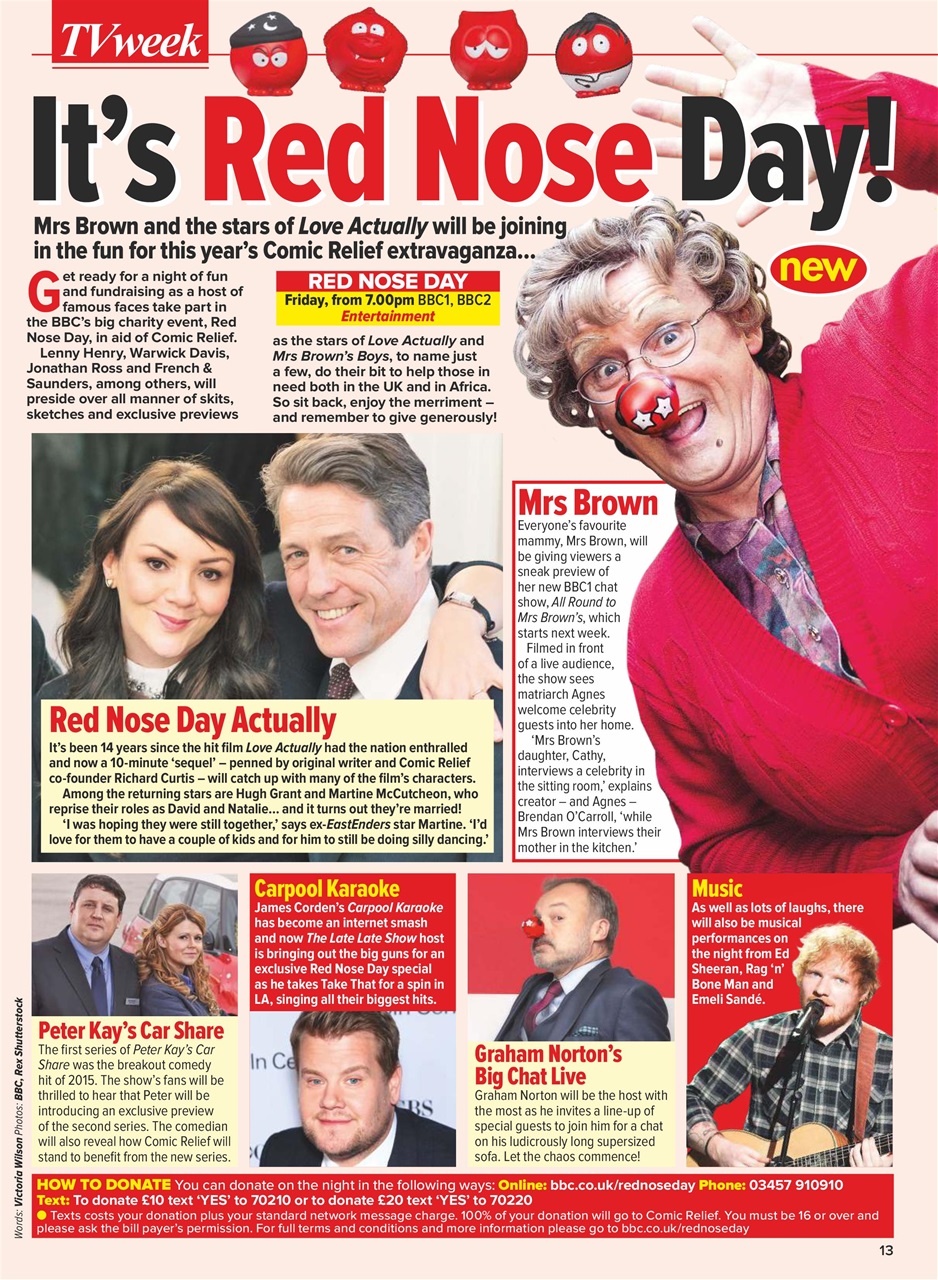 What's on TV Preview Pages