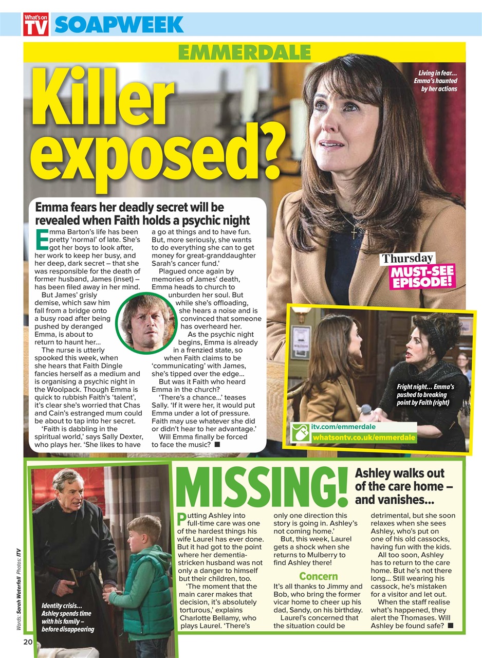What's on TV Preview Pages