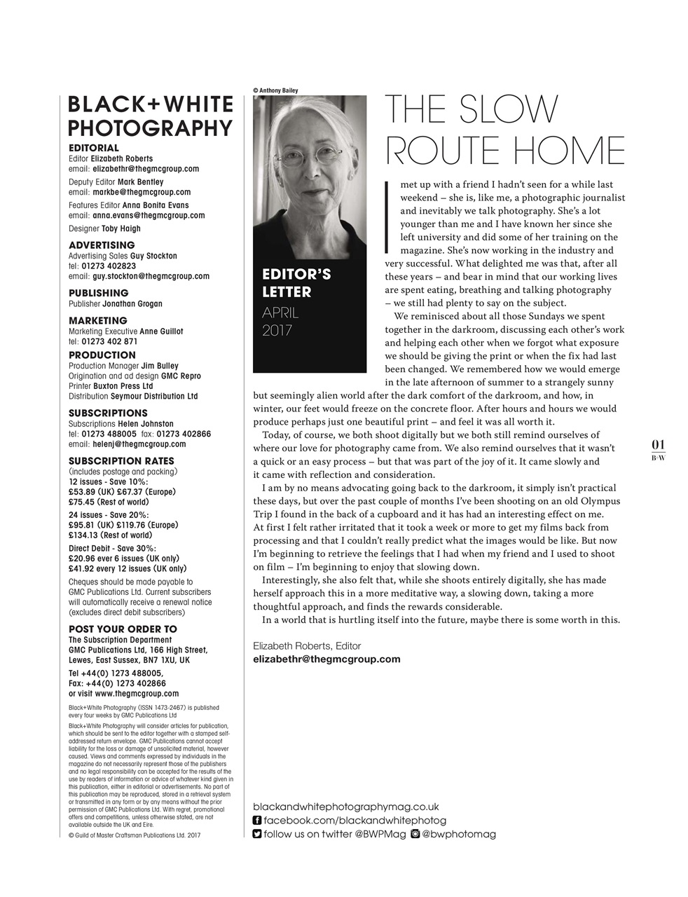 Black+White Photography Preview Pages
