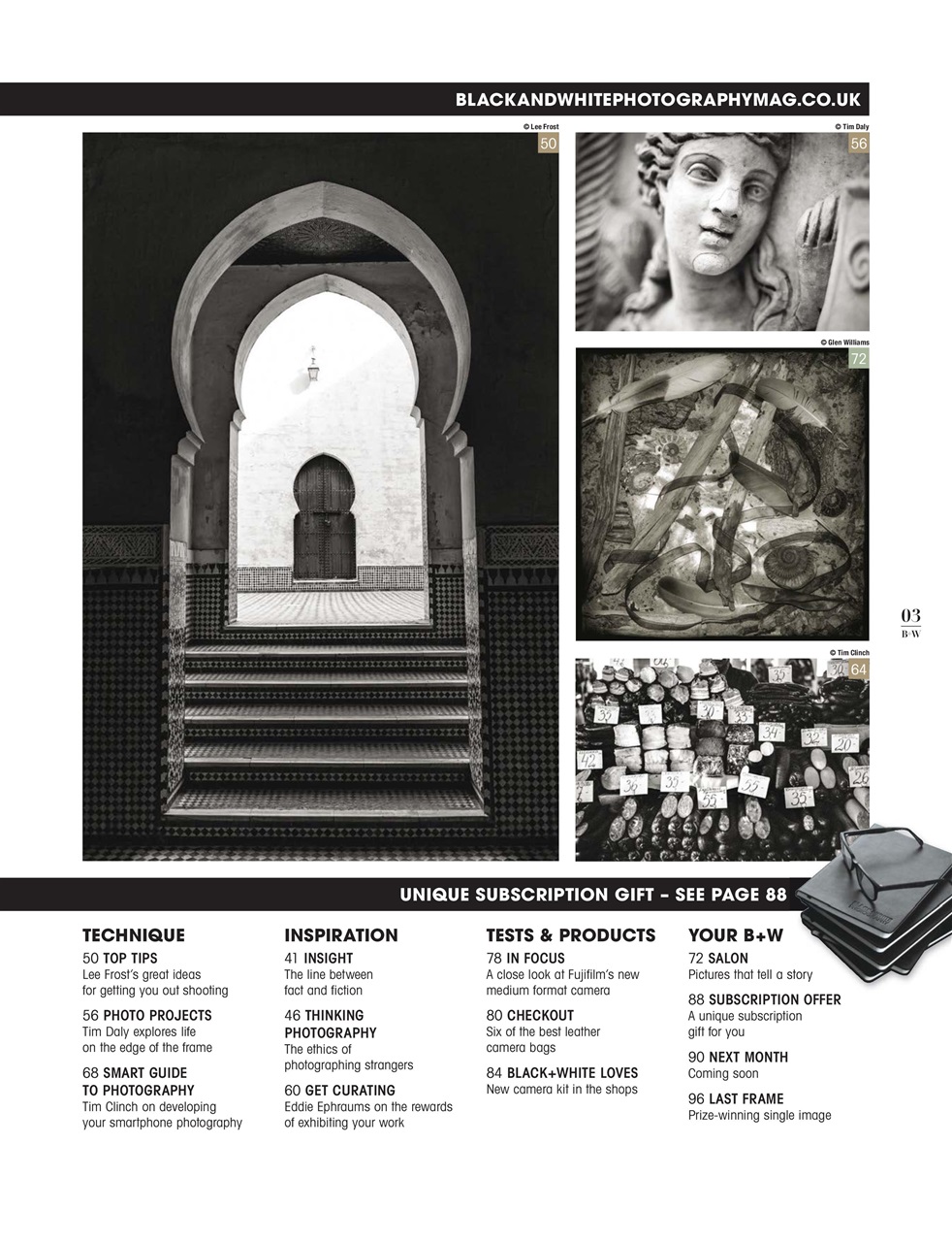 Black+White Photography Preview Pages