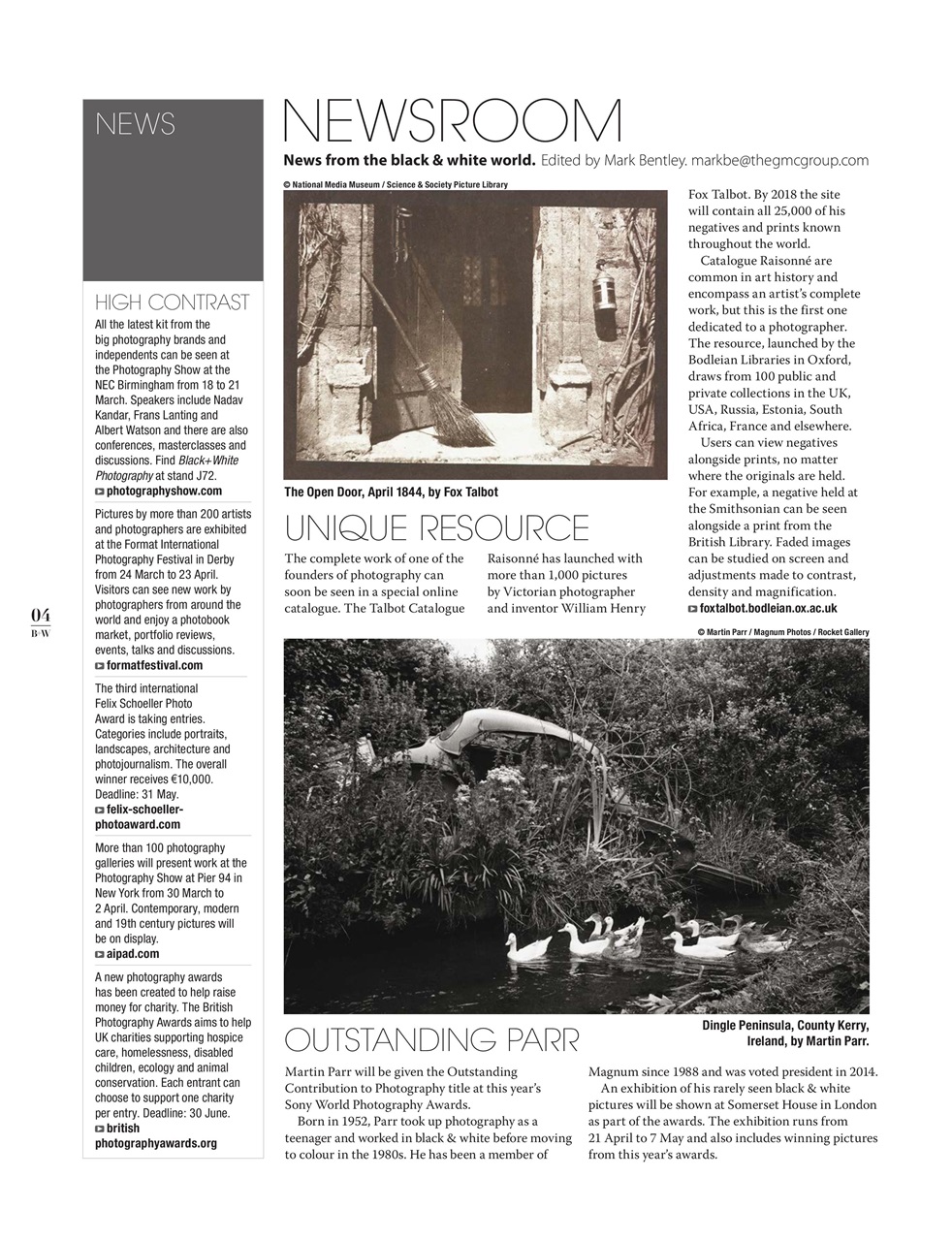 Black+White Photography Preview Pages