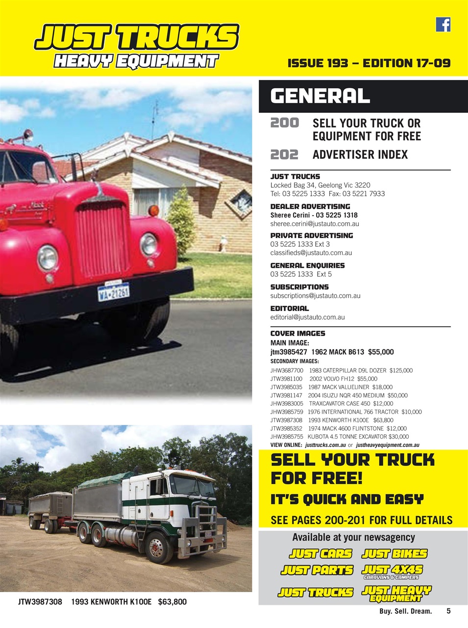 JUST TRUCKS Preview Pages