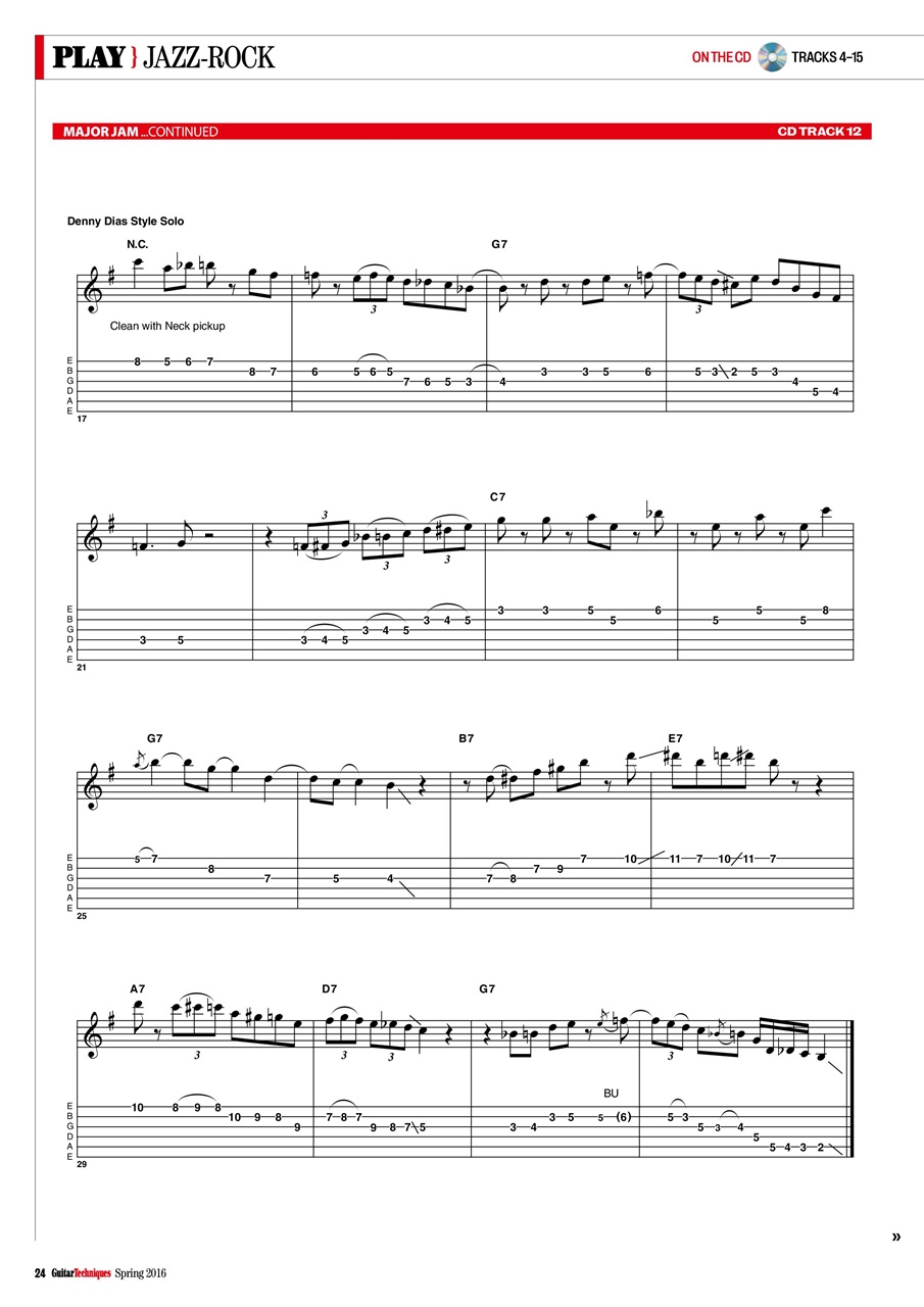 Guitar Techniques Preview Pages