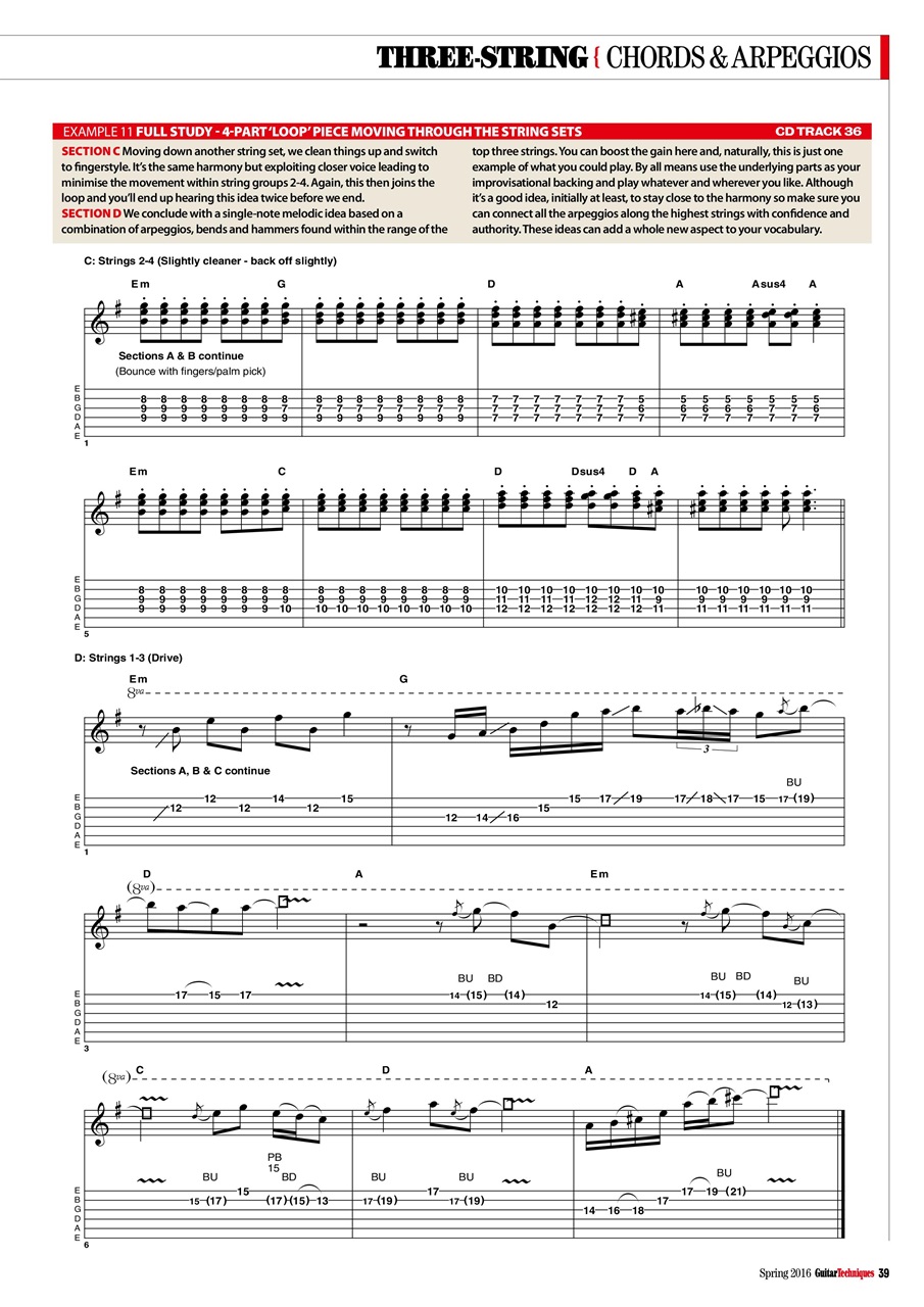 Guitar Techniques Preview Pages