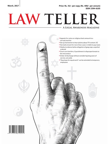 Lawteller – A Legal Awareness Magazine issue March 2017
