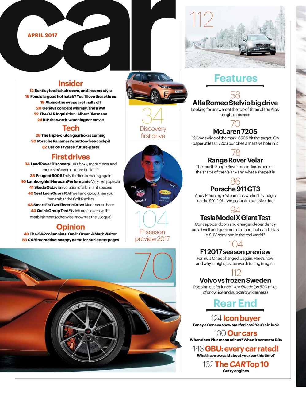 Car Preview Pages