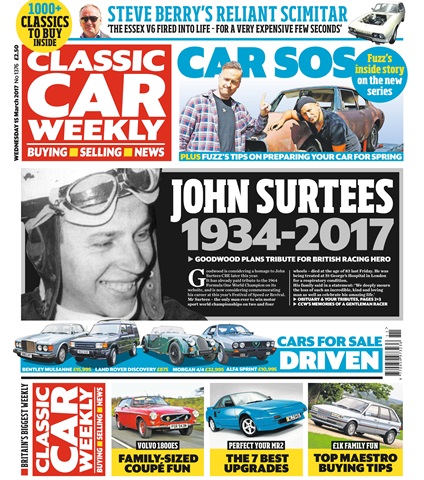 Classic Car Weekly issue 15th March 2017