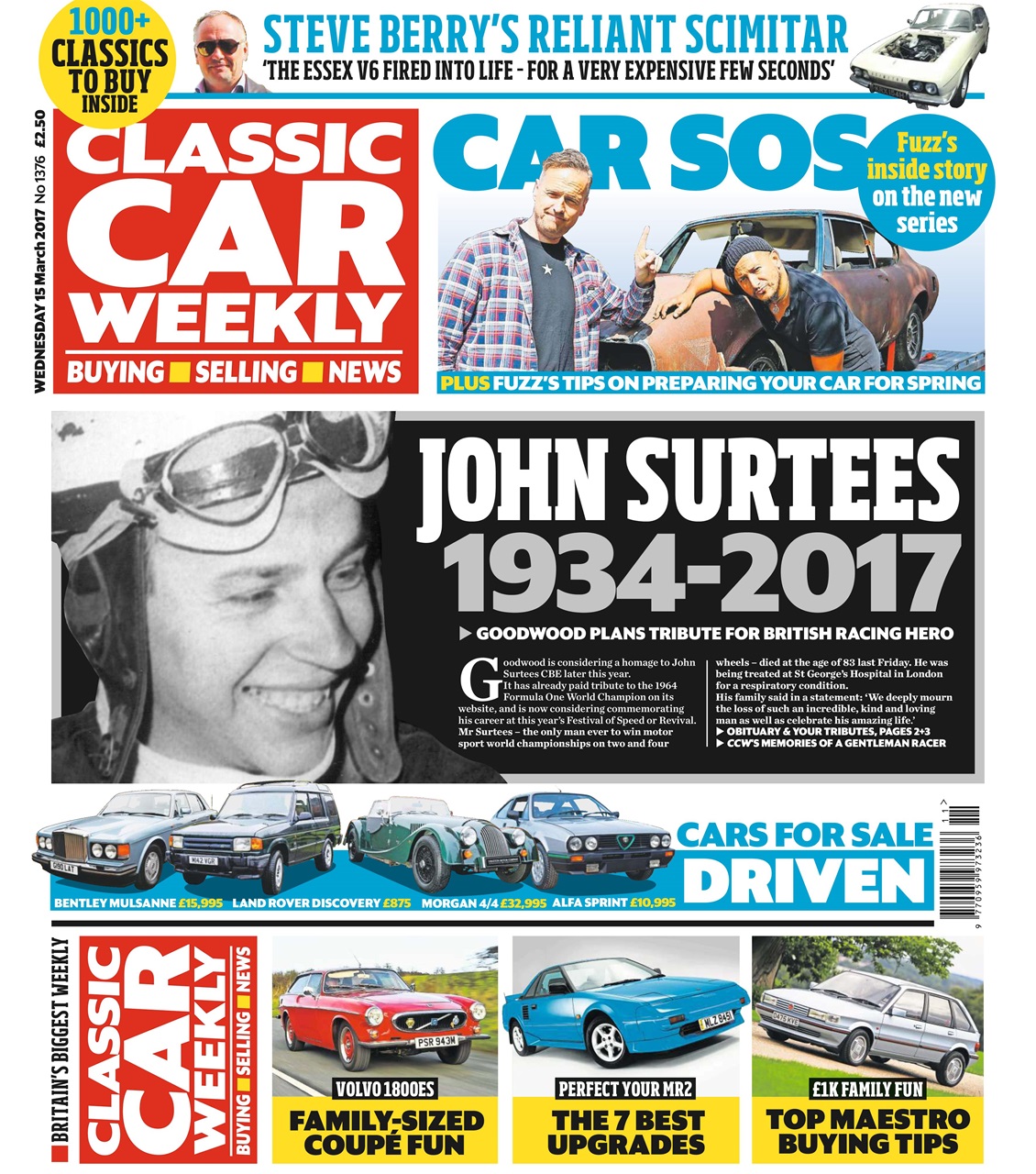 Classic Car Weekly Preview Pages