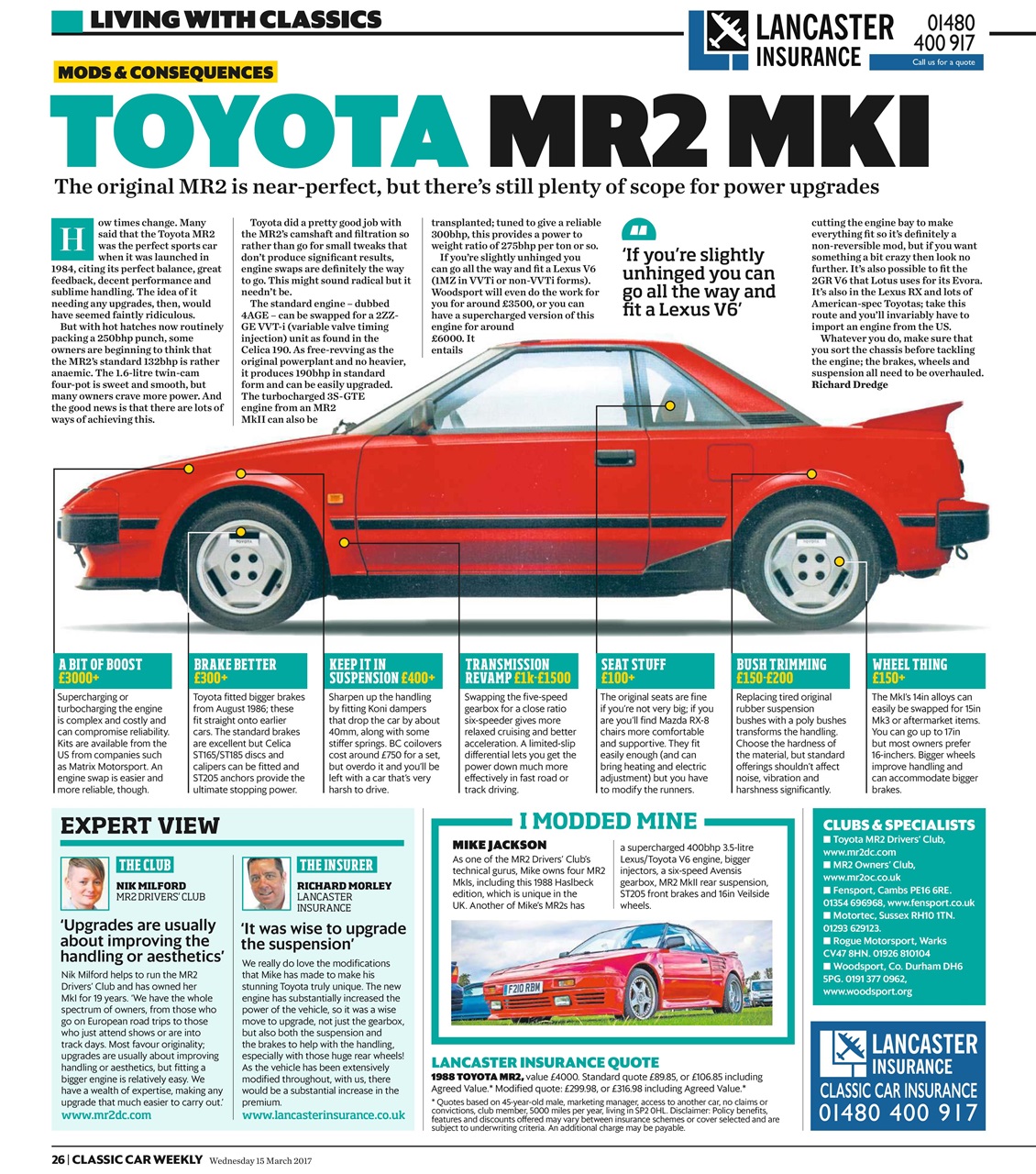 Classic Car Weekly Preview Pages