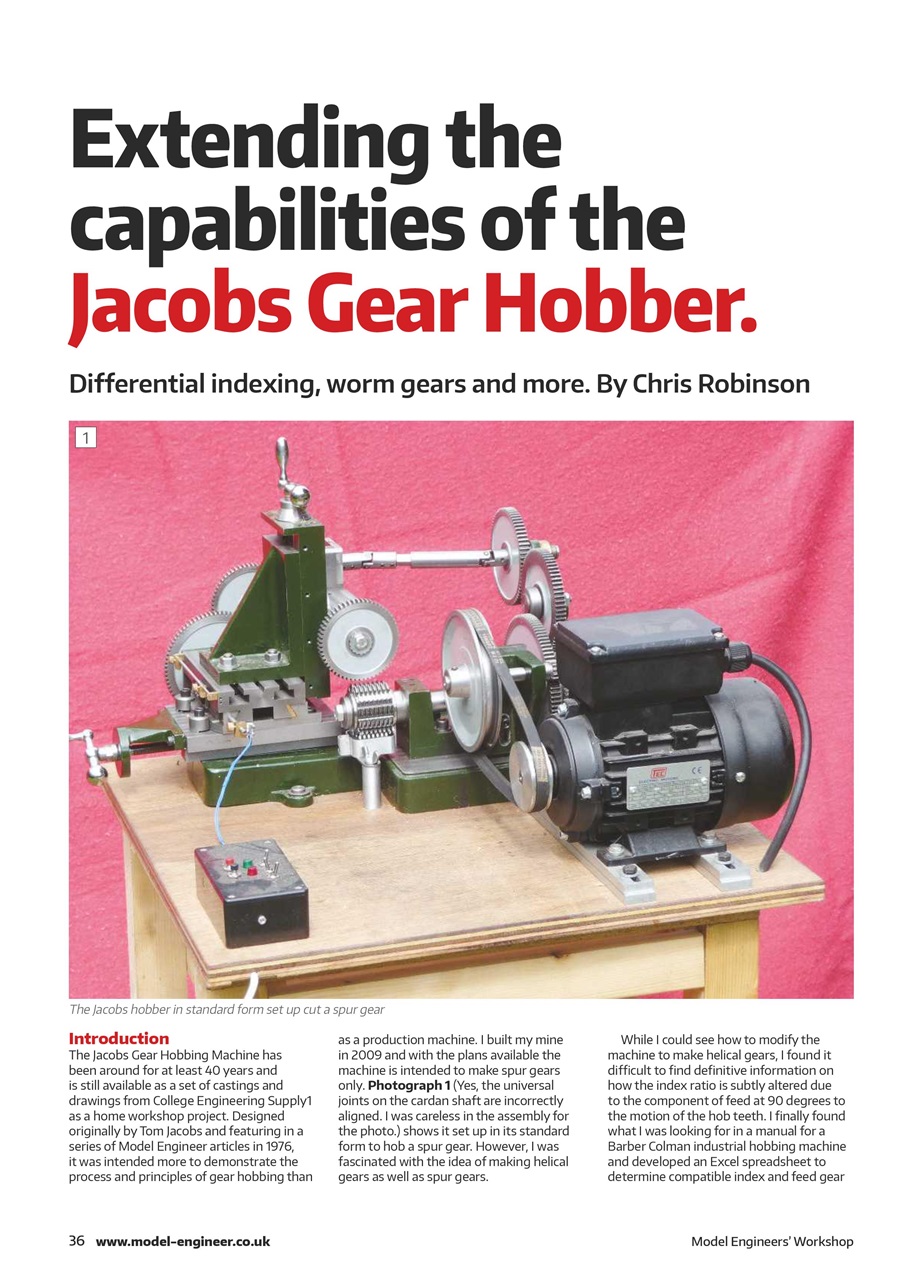 Model Engineer & Workshop Magazine Preview Pages