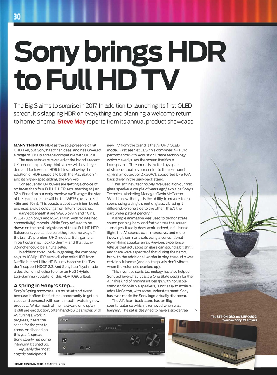 Home Cinema Choice Preview Pages