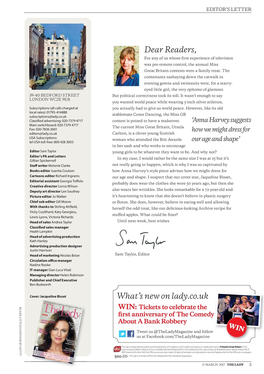 The Lady Preview Pages