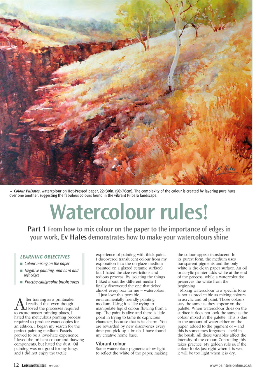 Leisure Painter & The Artist Preview Pages