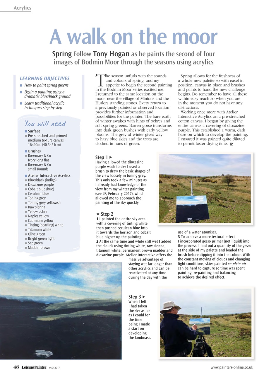 Leisure Painter & The Artist Preview Pages