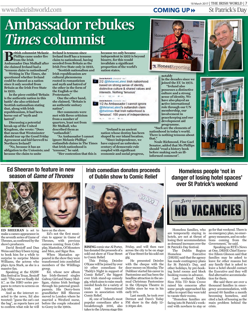 Irish World Preview Pages