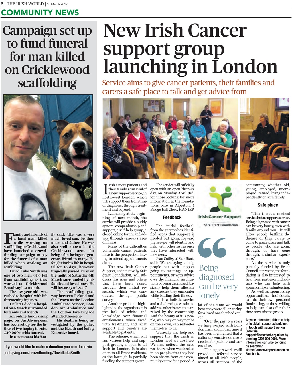 Irish World Preview Pages