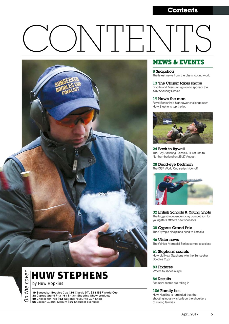 Clay Shooting Preview Pages