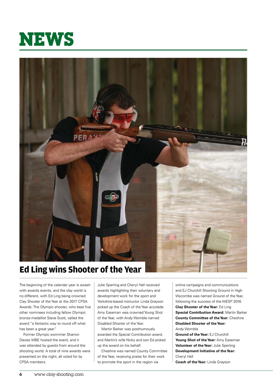 Clay Shooting Preview Pages