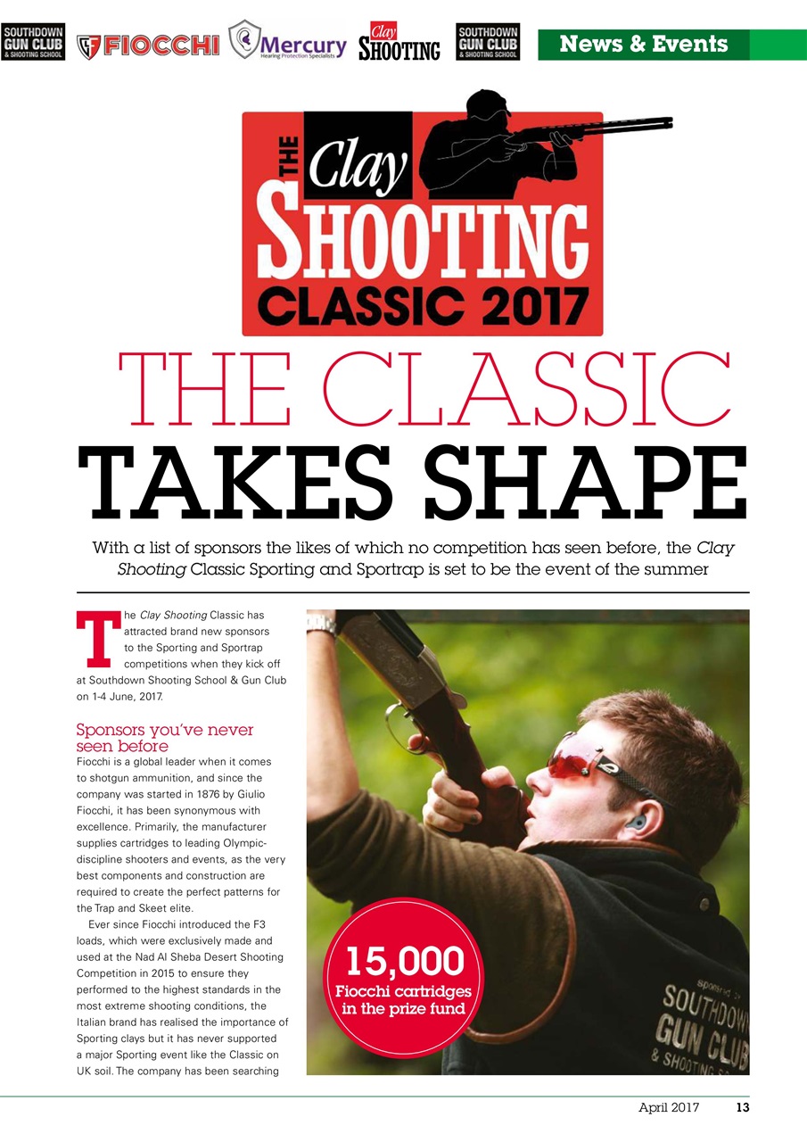 Clay Shooting Preview Pages
