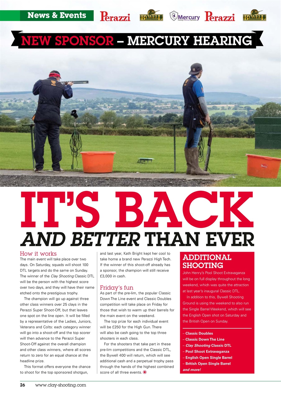 Clay Shooting Preview Pages