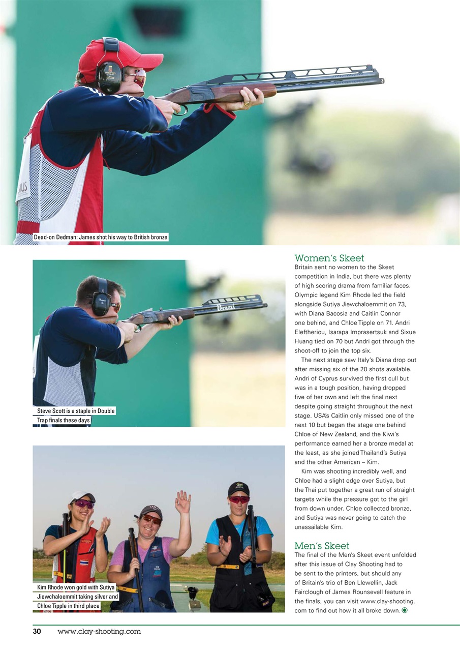 Clay Shooting Preview Pages