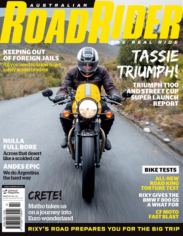 Australian Road Rider issue Issue#134 Mar 2017