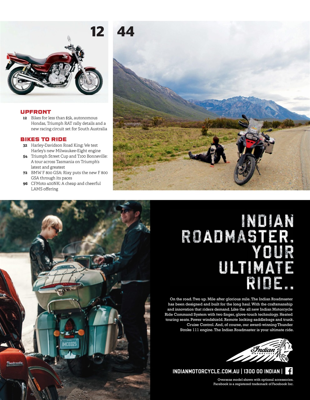 Australian Road Rider Preview Pages